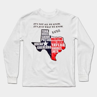 Texas Legendary Pro Wrestling Families Long Sleeve T-Shirt